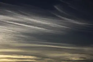 Evening Light In Germany Imprime: Cloud streaks