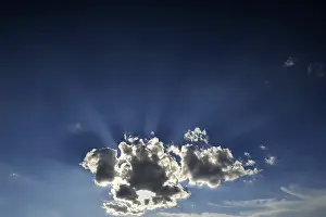 Backlit Clouds Imprime: Cloud with sun rays