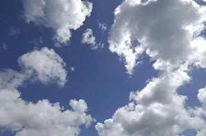 Blue Horizon View Imprime: Clouds