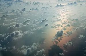 Cloud Formations Over Water Imprime: Clouds over the Mediterranean