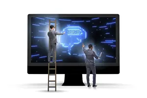 Modern Healthcare Technology Imprime: Cognitive computing concept as modern technology