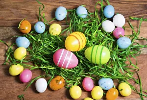 Easter Decoration Imprime: Colourful Easter decoration