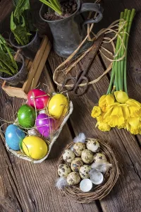 Colourful Easter Eggs Imprime: Colourful easter eggs