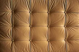 Deserted Structure Images Imprime: Comfortable buttoned leather pattern