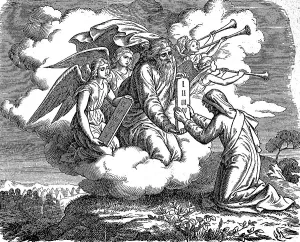 Historical Depiction Art Imprime: The Ten Commandments, also known as the Decalogue