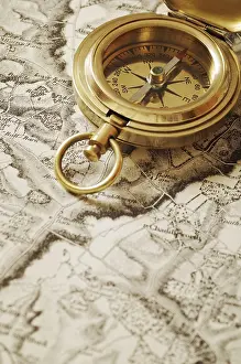 Adventure Expedition Imprime: Compass and Map