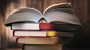 Composition With Books Imprime: Composition with books on the table