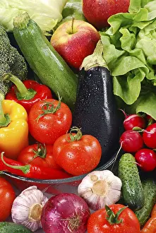 Nutritionally Balanced Diet Imprime: Composition with raw vegetables