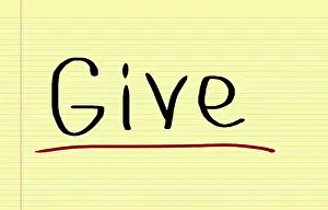 Conceptual Photo Imprime: Give Concept