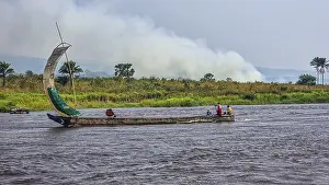DR Congo Waterfront Imprime: Congo river, DR Congo