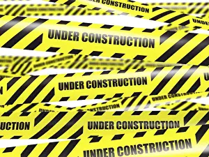 Construction Concept Background Imprime: Under construction concept background