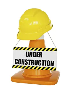 Construction Concept Background Imprime: Under construction concept background