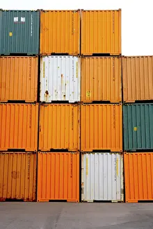Deserted Harbor Imprime: Container - containers