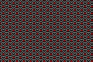 Symbolic Heart Shape Image Imprime: Creative abstract heart pattern background texture