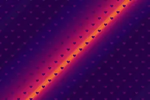 Symbolic Heart Shape Image Imprime: Creative abstract heart pattern background texture