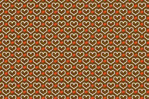 Symbolic Heart Shape Image Imprime: Creative abstract heart pattern background texture