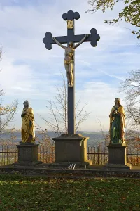 Southern German Landmarks Imprime: Crucifixion group on the Parkstein