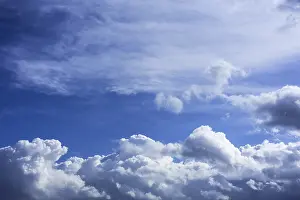 Atmospheric Mood Images Imprime: Cumulus clouds