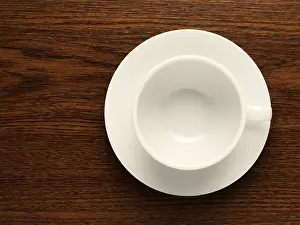 Studio Shot Tableware Imprime: Empty cup