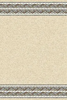 Ornate Ceramic Tile Pattern Imprime: Decorative border pattern with mosaic tile