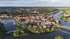 Historic Old Town Aerial Shot Imprime: Default