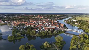 View From Above Havelberg Imprime: Default