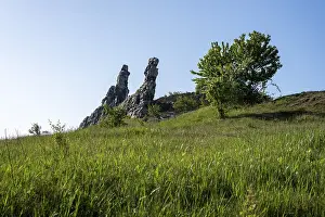 Harz Mountains Landscape Imprime: Devil's Wall, Konigsstein