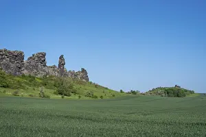 Harz Mountains Landscape Imprime: Devil's Wall, Konigsstein