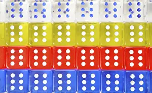 Colorful Dice Imprime: Dice