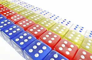 Colorful Dice Imprime: Dice