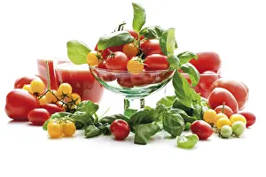 Vitamin Rich Tomatoes Imprime: Different types of tomato