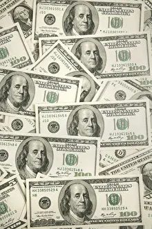 US Dollar Note Imprime: Dollar notes. 100 dollar notes