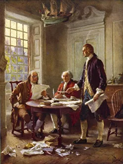 Benjamin Franklin Imprime: Drafting the Declaration of Independence