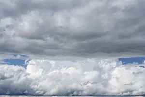 Southern German Landscape Imprime: Dramatic cloud formation, filling the format