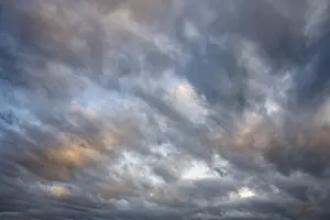 Cloud Formations In Germany Imprime: Dramatic cloud formation, filling the format