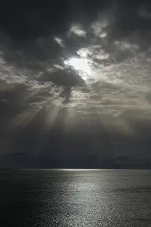 Dramatic Cloud Formation Imprime: Dramatic cloud formation, thunderstorm atmosphere