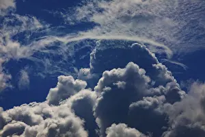 Cloud Formations Imprime: Dramatic cloudscape with (cumulus) clouds