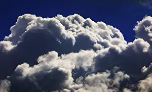 Thunderstorm Atmosphere Imprime: Dramatic cloudscape with (cumulus) clouds