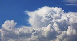 Thunderstorm Atmosphere Imprime: Dramatic cloudscape with (cumulus) clouds