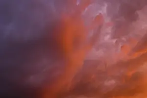 Dramatic Cloudy Sky Imprime: Dramatic cloudy sky against thunderstorm