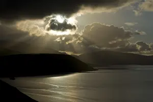 Cloudy Sky Mood Imprime: Dramatic light mood, cloudy sky