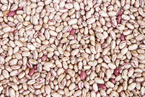 Close Up Bean Images Imprime: Dried patterned beans