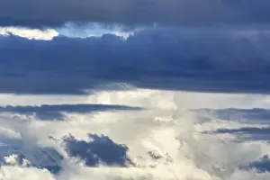 Cloud Formations Imprime: Dynamic mix of different cloud formations