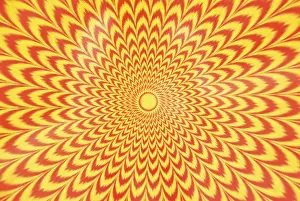 Dynamic Pattern Imprime: Dynamic pattern, orange, yellow