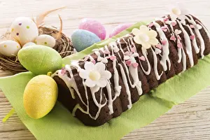 Decorative Easter Food Photography Imprime: Easter cake