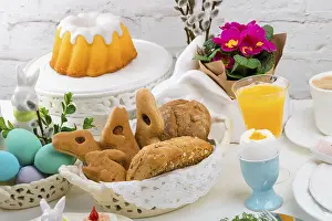 Colourful Food Photography Imprime: Easter cake