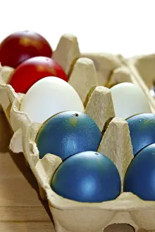 Easter Eggs Germany Imprime: Easter, Easter, Easter eggs, blown-out colored eggs