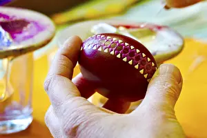 Easter Egg Decoration Imprime: Easter, Easter egg, blown out colored egg