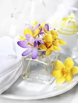 Colorful Still Life Imprime: Easter detail with Easter eggs or spring motive