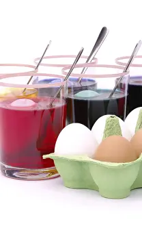 Colourful Easter Eggs Imprime: Easter egg dyeing, easter eggs colour